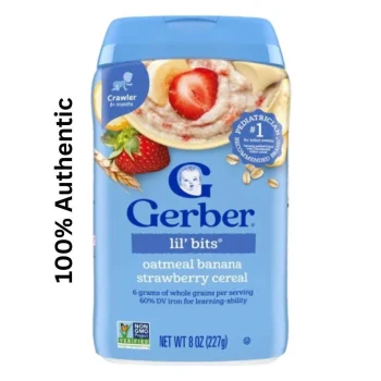 Gerber Lil Bits Oatmeal Banana & Strawberry Cereal -227g