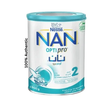 NAN Optipro 2 Follow on Baby Milk Powder (6-12) Months -800gm Dubai
