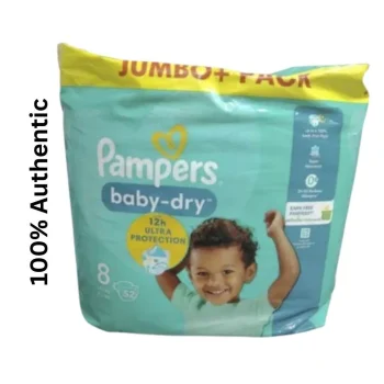 Pampers Baby Diaper(17kg +) Size 8 Belt - 52pcs