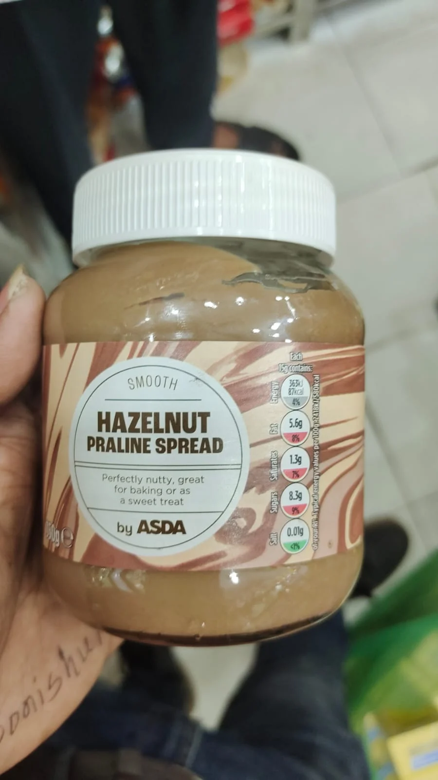 Asda Hazelnut Praline Spread Chocolate -350gm