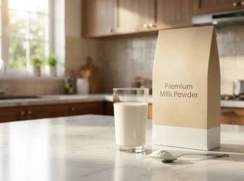 Milk powder package on countertop 202609032130