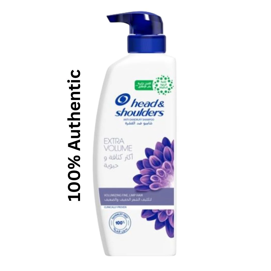 Head & Shoulders Extra Volume Anti Dandruff Shampoo -500ml Head & Shoulders Extra Volume Anti-Dandruff Shampoo 500ml bottle