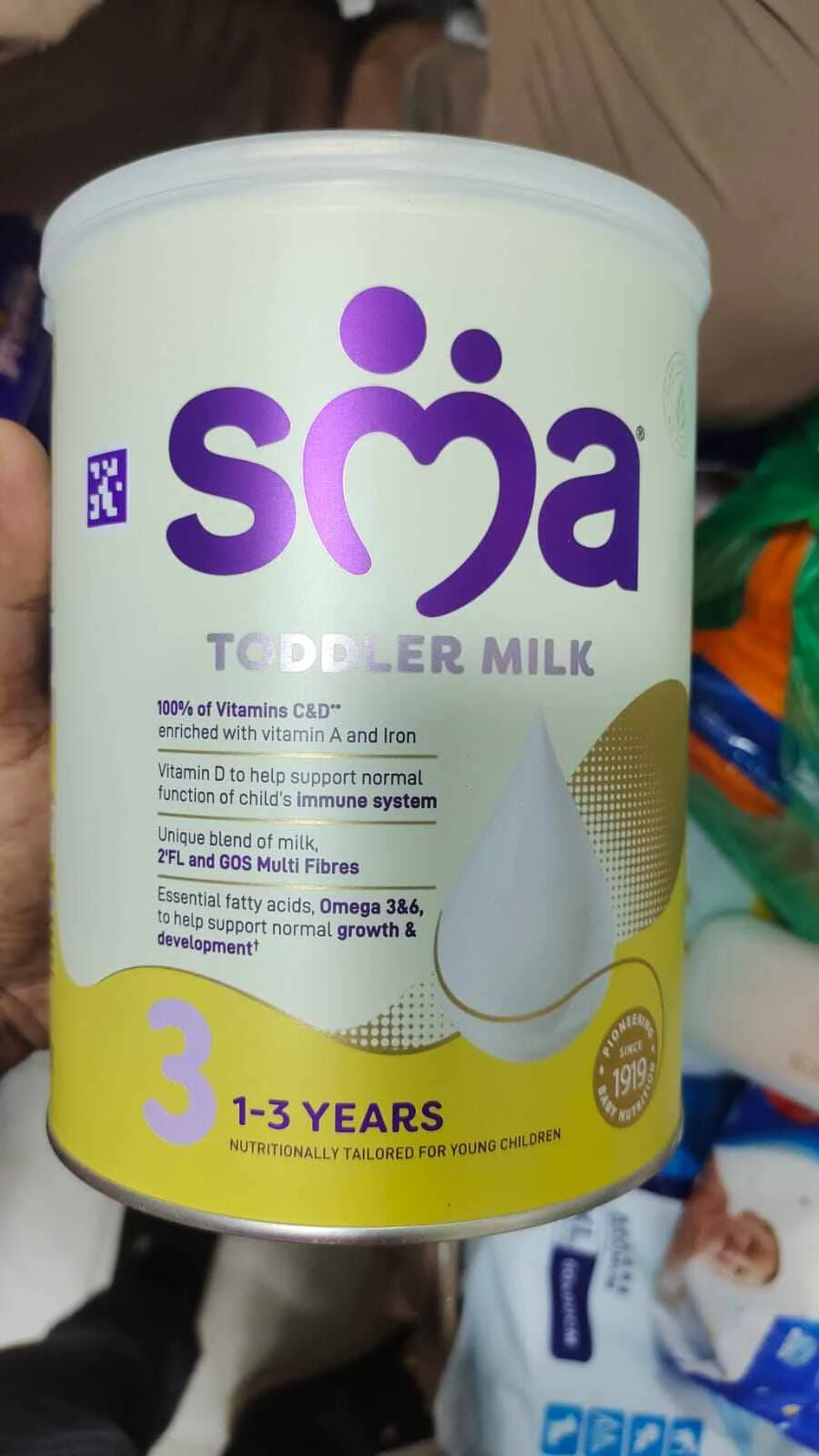 SMA-PRO-3-Toddler-Baby-Milk-Powder-1-3-Years-800gm.webp SMA PRO 3 Toddler Baby Milk Powder (1-3) Years -800gm