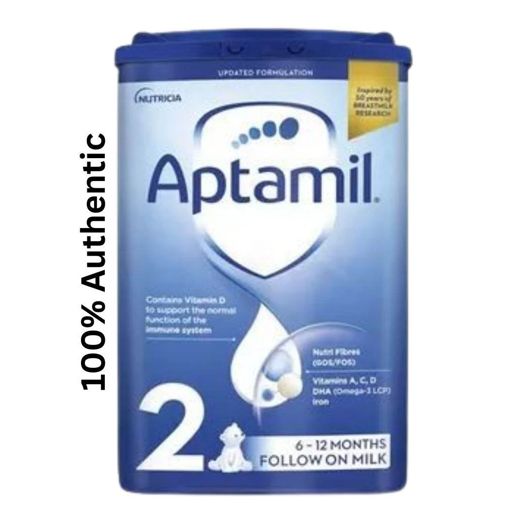 Aptamil 2 Follow on Baby original packaging and details