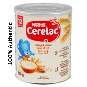 Nestle Cerelac Infant Cereals From 12 Months ( Honey, Wheat, Miel & Ble) - 400gm (Switzerland)